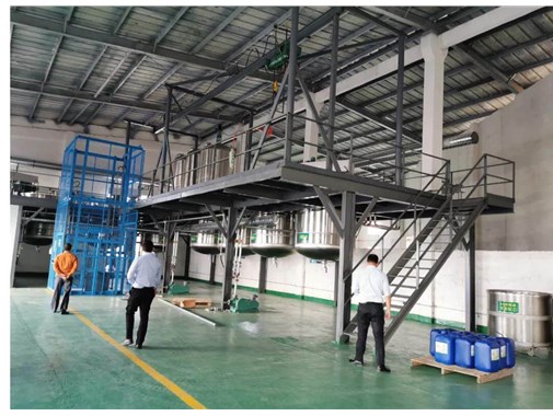 佳明助劑不懼疫情阻攔新增11條高品質反應釜生產線